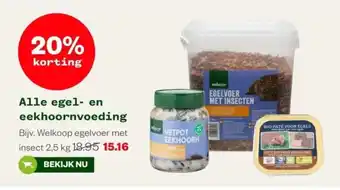 Welkoop Alle egel en eekhoornvoeding aanbieding