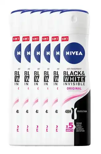 De Online Drogist Nivea black & white invisible original deodorant spray voordeelverpakking aanbieding