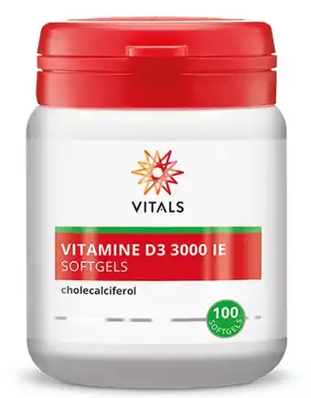 De Online Drogist Vitals vitamine d3 3000ie softgels aanbieding