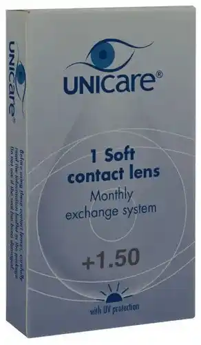 De Online Drogist Unicare zachte maandlens +1.50 1pack aanbieding