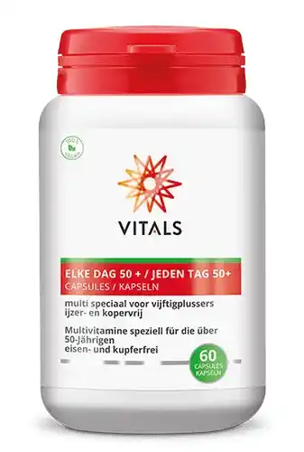 De Online Drogist Vitals elke dag 50+ capsules aanbieding