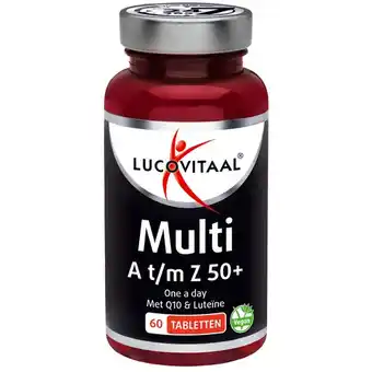 De Online Drogist Lucovitaal multi a t/m z 50+ tabletten aanbieding