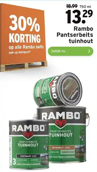 GAMMA Rambo Pantserbeits tuinhout 750ml aanbieding