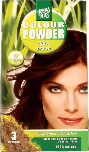 De Online Drogist Hennaplus colour powder 57 dark brown aanbieding