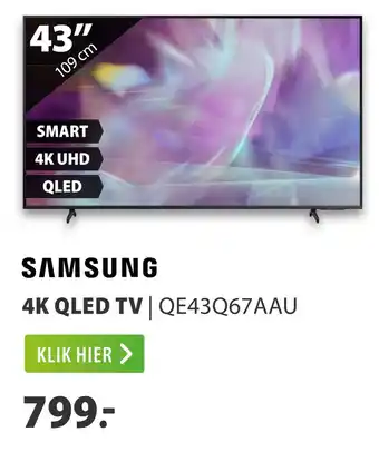 Expert SAMSUNG 4K QLED TV aanbieding