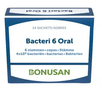 De Online Drogist Bonusan bacteri 6 oral sachets aanbieding