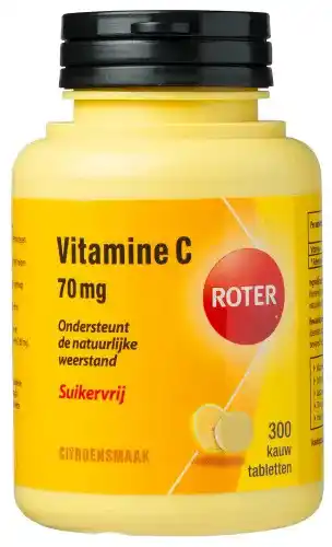 De Online Drogist Roter vitamine c suikervrij tabletten 300st aanbieding