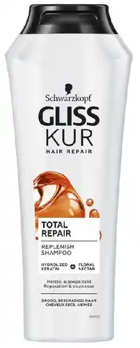 De Online Drogist Schwarzkopf gliss kur total repair replenish shampoo aanbieding