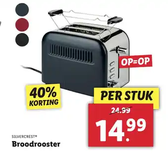 Lidl Silvercrest Broodrooster aanbieding