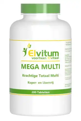 De Online Drogist Elvitum mega multi tabletten aanbieding