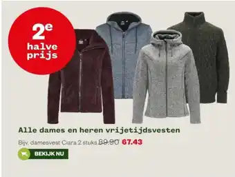 Welkoop Alle dames en heren vrijetijdsvesten aanbieding