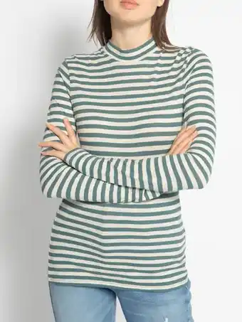 Dress For Less Marc o'polo longsleeve in groen voor dames aanbieding