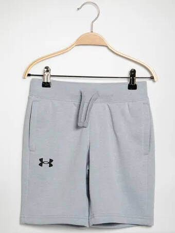 Dress For Less Under armour sweatshort in grijs voor jongens aanbieding