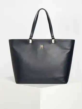 Dress For Less Tommy hilfiger shopper in blauw voor dames, maat: one size. th timeless med tote aanbieding