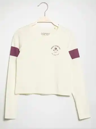 Dress For Less Esprit longsleeve in beige voor meisjes aanbieding