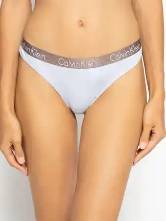 Dress For Less Calvin klein string in blauw voor dames aanbieding