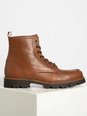 Dress For Less Tommy hilfiger veterboots in bruin voor heren aanbieding