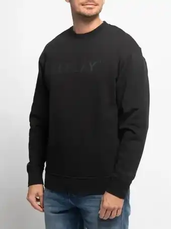 Dress For Less Replay sweater in zwart voor heren aanbieding