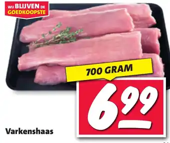 Nettorama Varkenshaas 700g aanbieding