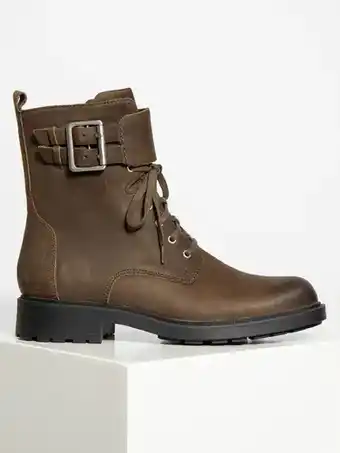 Dress For Less Clarks veterboots in groen voor dames aanbieding