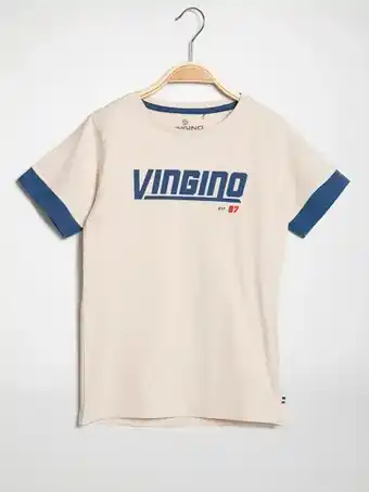 Dress For Less Vingino t-shirt in wit voor jongens aanbieding