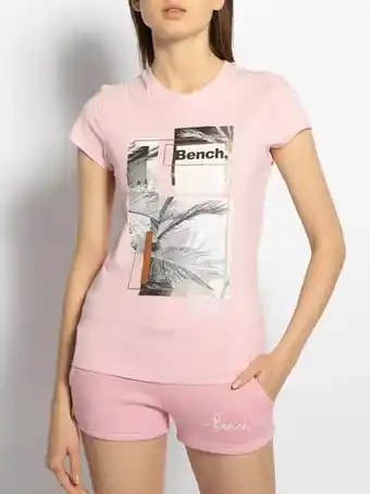 Dress For Less Bench t-shirt in roze voor dames aanbieding