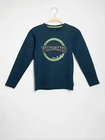 Dress For Less Vingino longsleeve in blauw voor jongens aanbieding