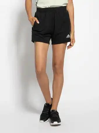 Dress For Less Adidas sportshort in zwart voor dames aanbieding