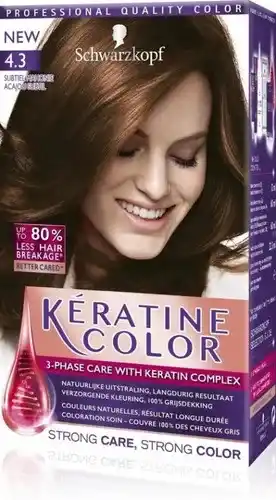 Drogist.nl Schwarzkopf keratine color subtiel mahonie 4.3 1 stuk aanbieding