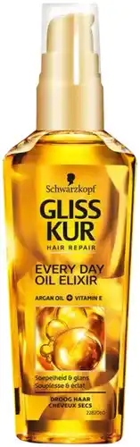 Drogist.nl Gliss kur elixer ultimate repair oil 75ml aanbieding