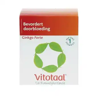 Drogist.nl Vitotaal ginkgo forte 90cap aanbieding