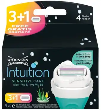 Drogist.nl Wilkinson scheermesjes intuition sensitive care 4 stuks aanbieding