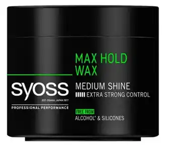 Drogist.nl Syoss wax max hold 150ml aanbieding