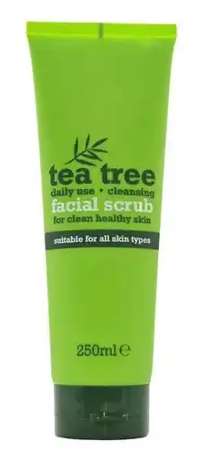 Drogist.nl Tea tree cleansing facial scrub 250ml aanbieding