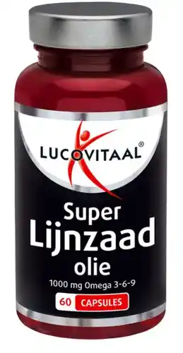 Drogist.nl Lucovitaal super lijnzaad olie capsules 60ca aanbieding