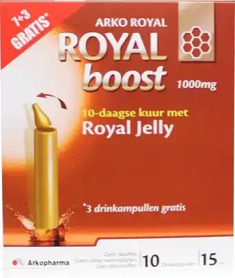 Drogist.nl Arkopharma royal boost kuur 10x15 aanbieding