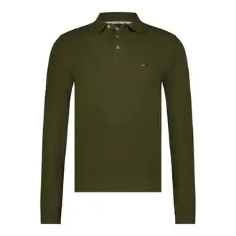 Duetz Tommy hilfiger polo met lange mouw - xxl - heren aanbieding