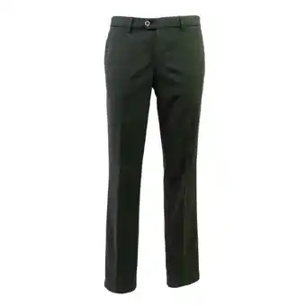 Duetz Eagle - brown eagle&brown - biologisch katoenen chino structuur donkergroen - 48 - heren aanbieding