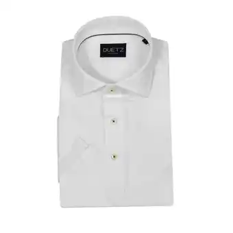 Duetz Duetz 1857 shirt-polo wit - l - heren aanbieding