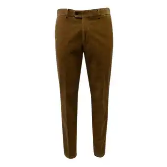 Duetz Duetz 1857 broek in stretch minicord stretch camel - 54 - heren aanbieding