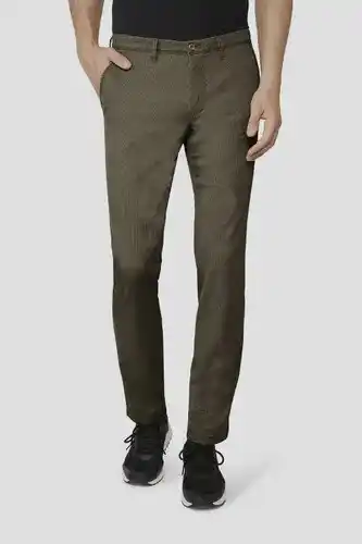 Duetz Gardeur simon flatfront slim fit chino sand - 40/34 - heren aanbieding