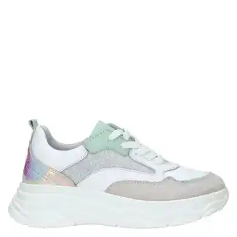 Durlinger Schoenen Dstrct sneaker meisjes wit/multi aanbieding