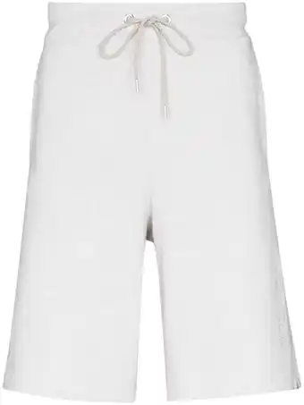 Farfetch Moncler trainingsshorts met trekkoord - grijs aanbieding