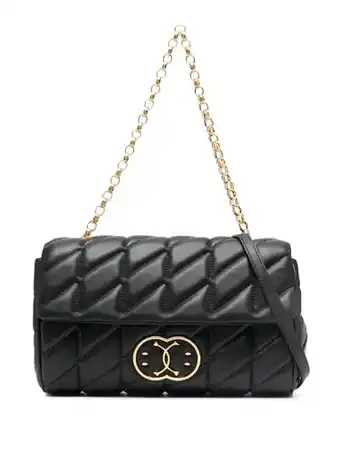 Farfetch Moschino double smile gevoerde tas - zwart aanbieding