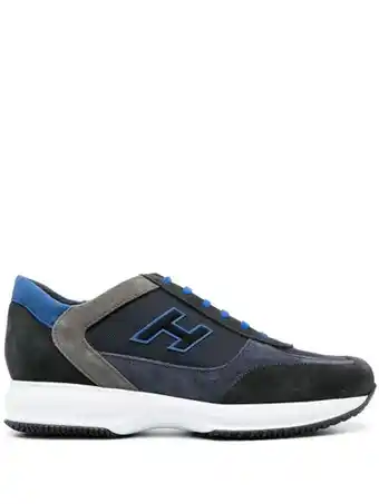 Farfetch Hogan interactive low-top sneakers - zwart aanbieding