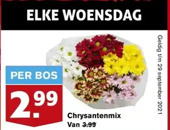 Hoogvliet Chrysantenmix aanbieding