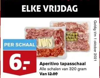 Hoogvliet Asperitivo tapasschaal 320g aanbieding