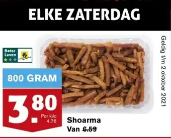 Hoogvliet Shoarma aanbieding