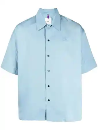 Farfetch Oamc poloshirt - blauw aanbieding