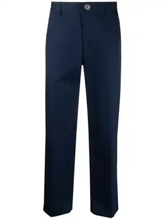 Farfetch Lanvin cropped broek - blauw aanbieding